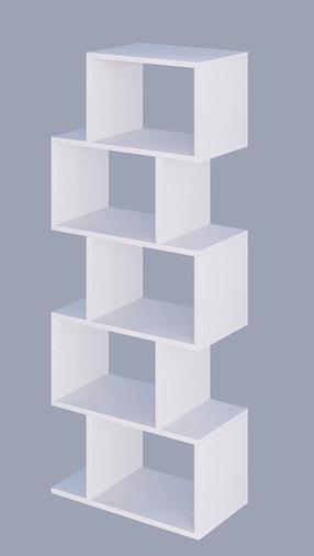 Pastatoma lentyna Kalune Design Meric 746JUG3601, balta, 30 cm x 60 cm x 150 cm