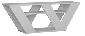 TV staliukas Kalune Design Pipralla, baltas, 110 cm x 30 cm x 40 cm