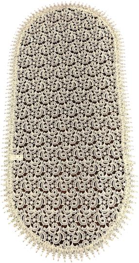 Stalo takelis ovalas Mariall GB01-3, smėlio, 80 x 140 cm