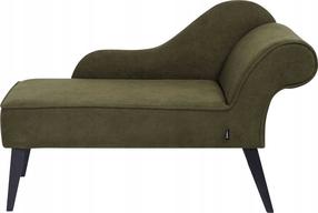 Gultas Beliani Biarritz Right, alyvuogių žalia, 118 cm x 60 cm x 77 cm