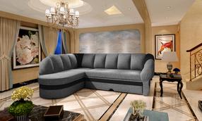 Kampinė sofa Benano Sawana 05, Soft 11, tamsiai pilka, dešininė, 180 x 250 cm x 85 cm