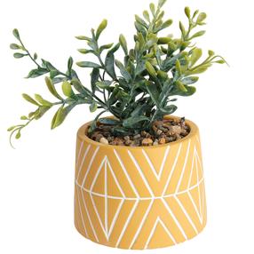 Dirbtinė gėlė vazone Atmosphera, žalia, 16 cm