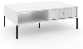 Kavos staliukas Iseo IS05 2S, baltas, 68 cm x 104 cm x 37 cm