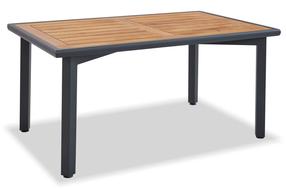 Lauko stalas Floriane Garden Berlin, antracito/ruda, 155 cm x 95 cm x 75 cm