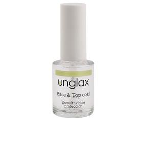 Nagų lako bazė, + viršutinis nagų lako sluoksnis Unglax Base & Top Coat, 10 ml