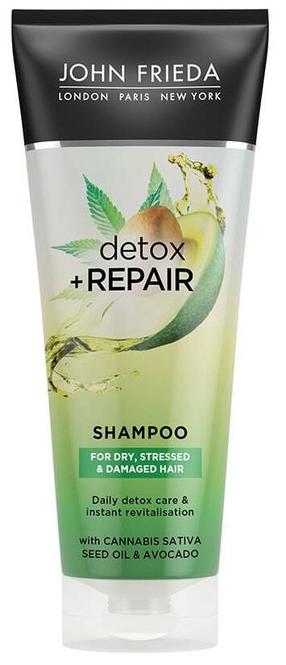 Šampūnas John Frieda Detox + Repair, 250 ml