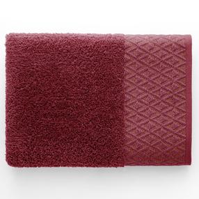 Vonios rankšluostis DecoKing Andrea, bordo, 90 cm x 50 cm