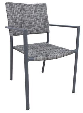 Lauko kėdė Home4you Chemnitz 77698, pilka, 58 cm x 54 cm x 86 cm