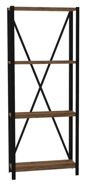 Pastatoma lentyna Kalune Design London 835PUQ3693, ruda, 29 cm x 60 cm x 149.5 cm