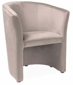 Krėslas TM-1 Bluvel 40, tamsiai smėlinė, 67 cm x 47 cm x 76 cm