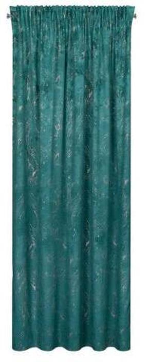 Naktinė užuolaida Nadia, tamsi turkio, 140 cm x 300 cm