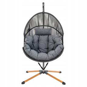 Pakabinamas krėslas Mirpol Holand, juodas