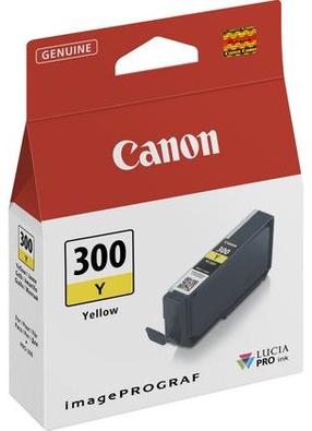 Rašalinio spausdintuvo kasetė Canon PFI-300, geltona, 14 ml