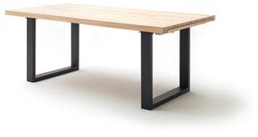 Valgomojo stalas išskleidžiamas MC Akcent Dayton, antracito/ąžuolo, 220 - 320 cm x 100 cm x 77 cm