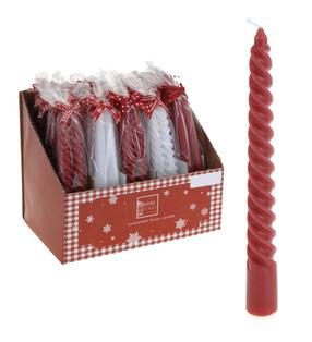 Žvakių rinkinys, kūginė, 7 h, 2 vnt., Juoda/Oranžinė/(spalva/dizainas parenkami atsitiktine tvarka)