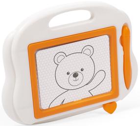 Piešimo lenta Bo. Magnetic Drawing Board 8007ML, balta/oranžinė