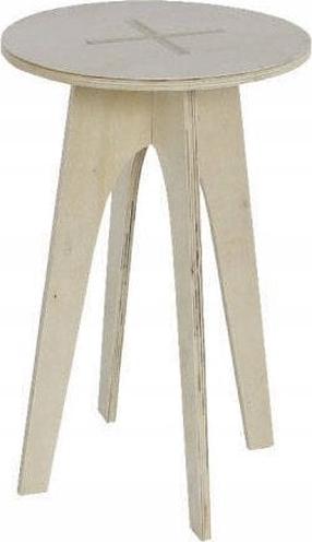 Kavos staliukas TODAY Simplicity, smėlio, 40 cm x 40 cm x 60 cm