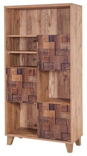 Pastatoma lentyna Kalune Design Marina Flora 750, pušies, 80 cm x 36 cm x 155 cm