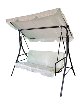 Lauko sūpynės Besk, šviesiai ruda, 165 cm x 120 cm x 190 cm