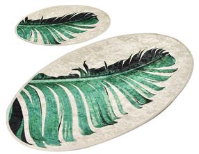 Vonios kilimėlių rinkinys Foutastic Floret 359CHL2387, įvairių spalvų, 100 cm x 60 cm