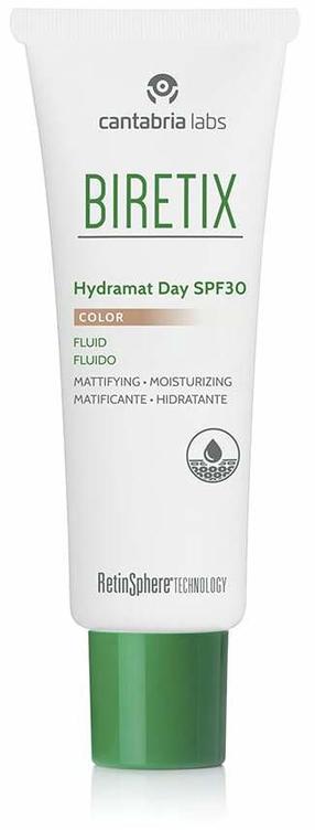 Veido fluidas Biretix Hydramat Day Tinted, 50 ml, SPF 30