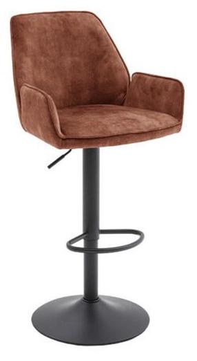 Baro kėdė MC Akcent Ottawa, matinė, raudonai ruda, 51 cm x 52 cm x 91 cm