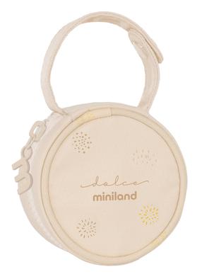 Čiulptukų ir kramtukų laikiklis ‎Miniland Dolce Vanilla, 0 mėn., vanilinė