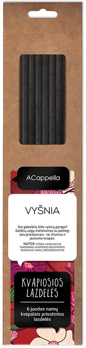 Namų kvapas, kvapiosios lazdelės Acappella Cherry