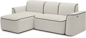 Kampinė sofa Ume, smėlio, 190 x 287 cm x 88 cm