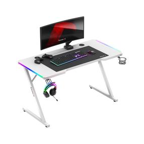 Žaidimų stalas Huzaro Hero 2.5 RGB, balta
