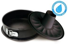 Torto ir kekso kepimo forma Guardini Gardenia, juoda, 24 cm x 24 cm