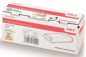 Tonerių kasetė Oki C650, geltona