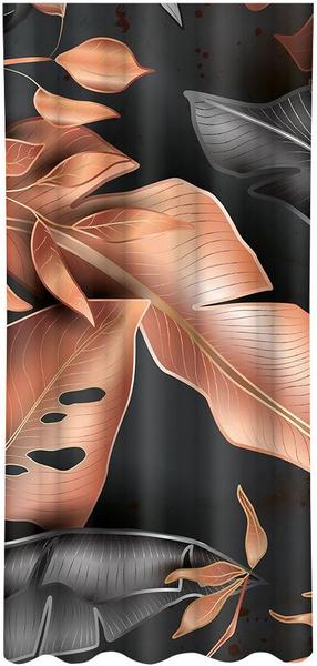 Naktinė užuolaida ZMB-87, grafito/juoda/vario, 160 cm x 250 cm