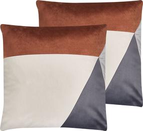 Dekoratyvinė pagalvėlė Shumee Campsis, įvairių spalvų, 45 cm x 45 cm, 2 vnt.