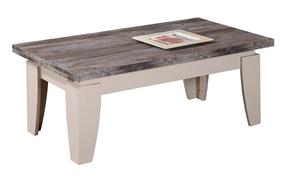 Kavos staliukas Kalune Design Lusso, šviesiai ruda, 110 cm x 65 cm x 45 cm