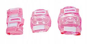 Apsaugų rinkinys vaikams Croxer Fibre, S, rožinė