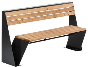 Lauko suoliukas DM Grill Linea SL-011, rudas/juodas, 169 cm x 56 cm x 90 cm