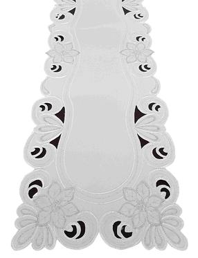 Stalo takelis stačiakampė OS-209-B, balta/sidabro, 30 x 160 cm