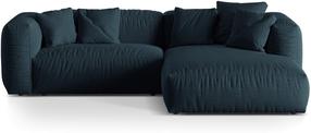 Modulinė sofa Micadoni Martina Boston, tamsiai mėlyna, dešininė, 283 x 176 cm x 75 cm
