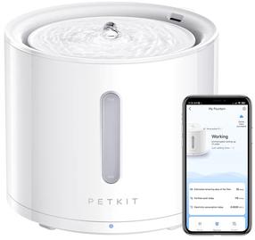 Gertuvė - fontanėlis Petkit Eversweet Solo 2, išmanusis, 2 l, 18.5 cm x 18.5 cm x 16.4 cm, balta