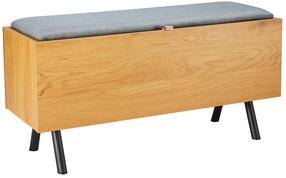 Prieškambario suoliukas Home4you Aalborg, ąžuolo, 90 cm x 32 cm x 46 cm