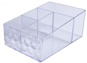 Organizatorius - dėklas Splendid Colette, skaidri, 20 cm x 8.8 cm x 14 cm