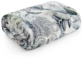 Pledas Davos K184-02, baltas/žalias/pilkas, 150 cm x 200 cm