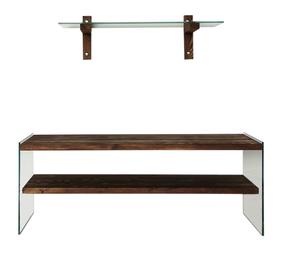 Svetainės baldų komplektas Kalune Design TV104, vidaus, riešuto