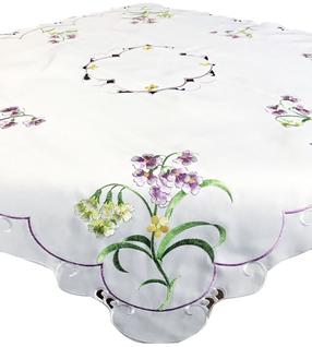 Servetėlė kvadratinė OH-182-B, balta, 85 x 85 cm