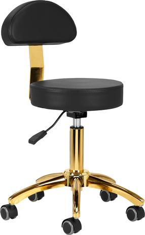 Darbo kėdė ActivEshop AM-304G, 32 x 32 x 47 - 60 cm, aukso/juoda