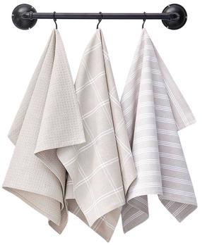 Virtuvinių rankšluosčių rinkinys TODAY On, smėlio, 70 cm x 50 cm, 3 vnt.