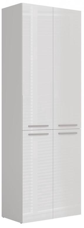 Laisvai pastatoma vonios spinta Gloss DD 2K, balta, 30 cm x 60 cm x 174 cm