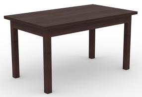 Valgomojo stalas išskleidžiamas ADRK Rodos 81, riešuto, 140 - 180 cm x 80 cm x 76 cm