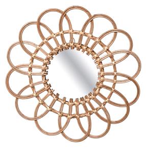 Veidrodis OTE Deko, kabinamas, 46 cm x 46 cm, medžio